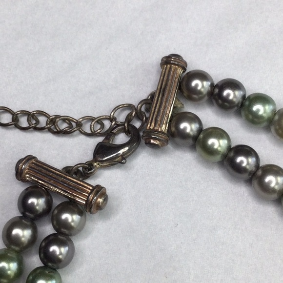 Vintage Multicolored Beaded Necklace - Picture 4 of 6